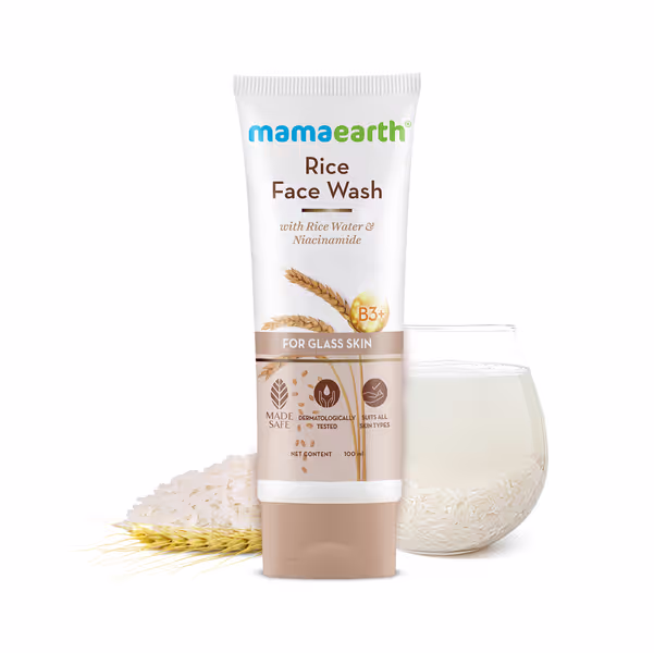 Rice Face Wash With Rice Water & Niacinamide for Glass Skin